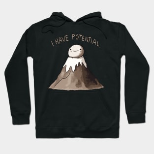 I have Potential - Rock on Mountain - Physics Humor - Science Joke Hoodie
